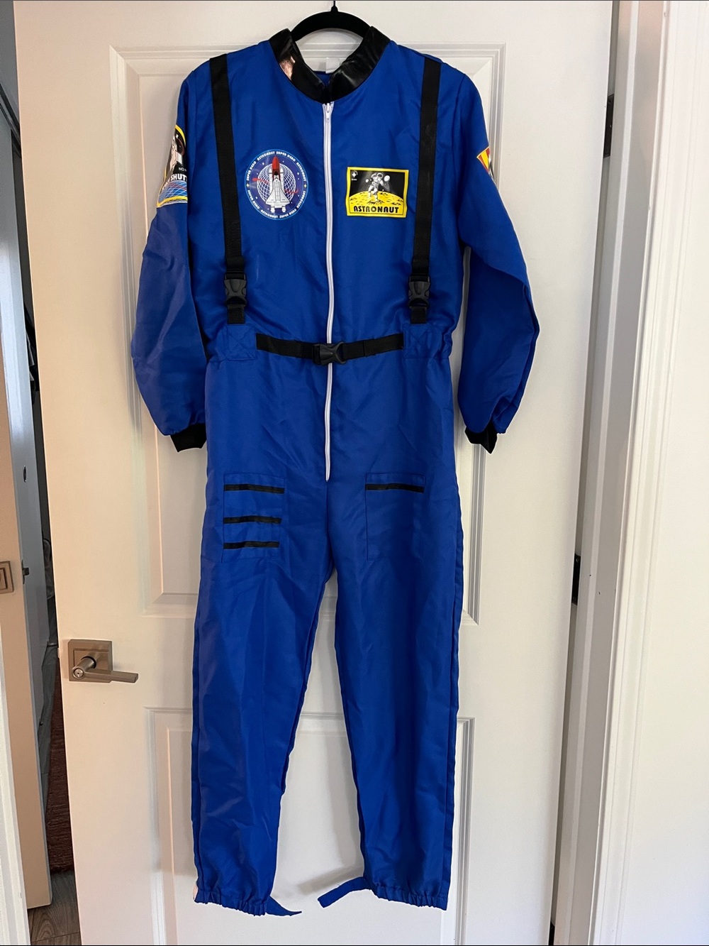 Adult Blue Astronaut Costume Jumpsuit — great for Halloween